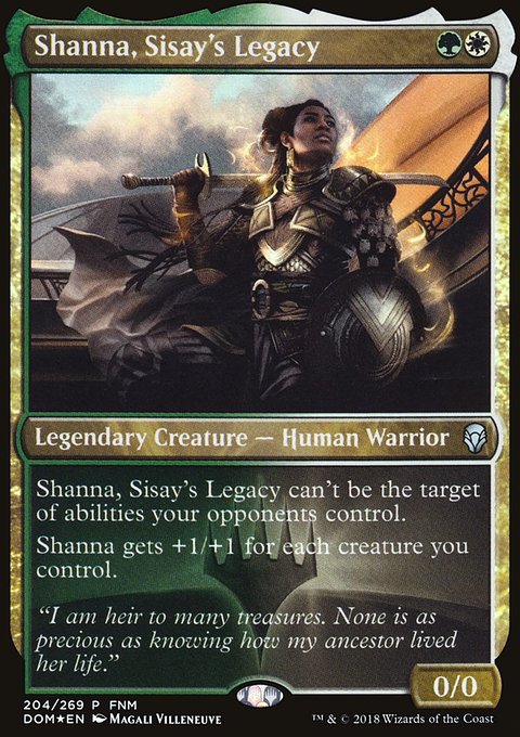 Shanna, Sisay's Legacy, Dominaria Promos #204, Magic: The Gathering card