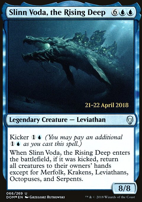 Slinn Voda, the Rising Deep, Dominaria Promos #66s, Magic: The Gathering card