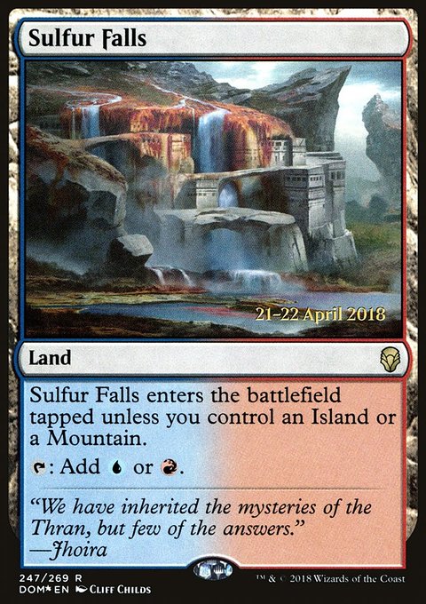 Sulfur Falls, Dominaria Promos #247s, Magic: The Gathering card