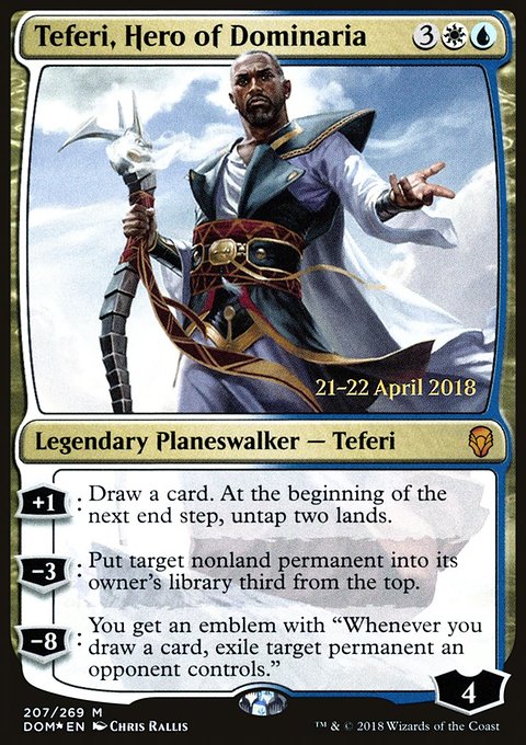 Teferi, Hero of Dominaria, Dominaria Promos #207s, Magic: The Gathering card