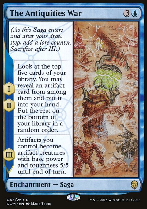 The Antiquities War, Dominaria Promos #42p, Magic: The Gathering card