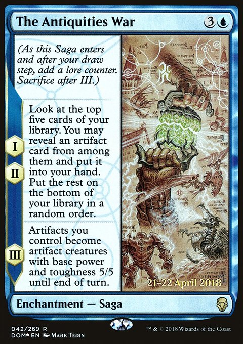 The Antiquities War, Dominaria Promos #42s, Magic: The Gathering card