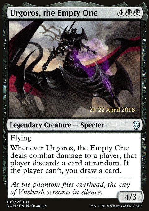 Urgoros, the Empty One, Dominaria Promos #109s, Magic: The Gathering card