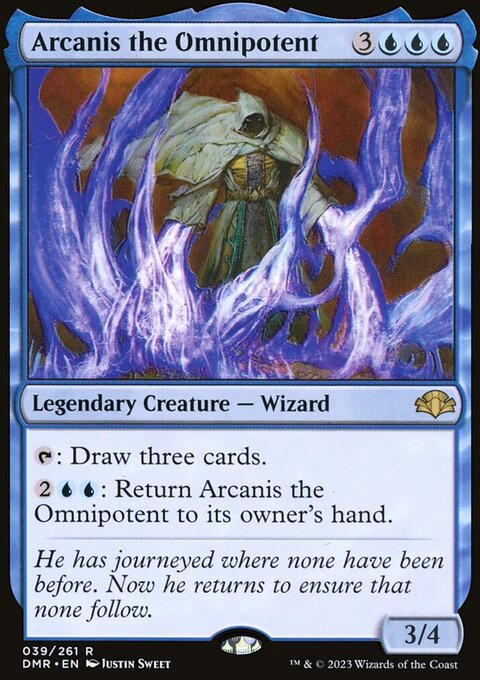 Arcanis the Omnipotent, Dominaria Remastered #39, Magic: The Gathering card