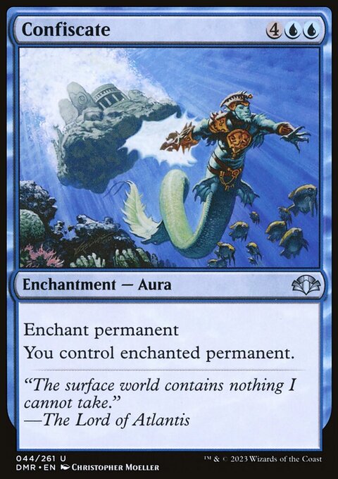 Confiscate, Dominaria Remastered #44, Magic: The Gathering card