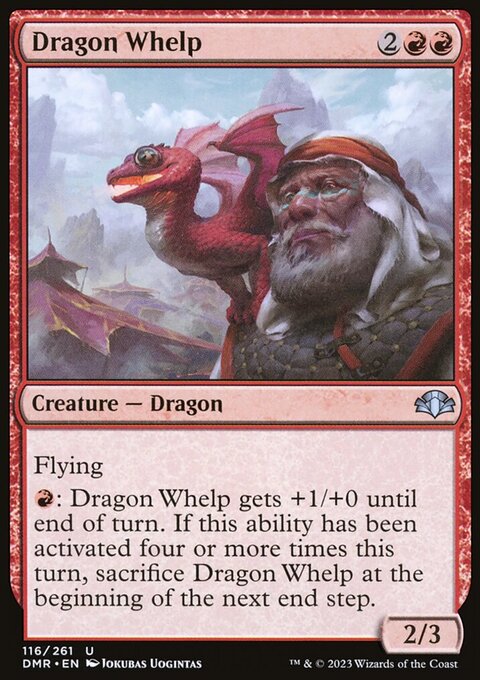 Dragon Whelp, Dominaria Remastered #116, Magic: The Gathering card