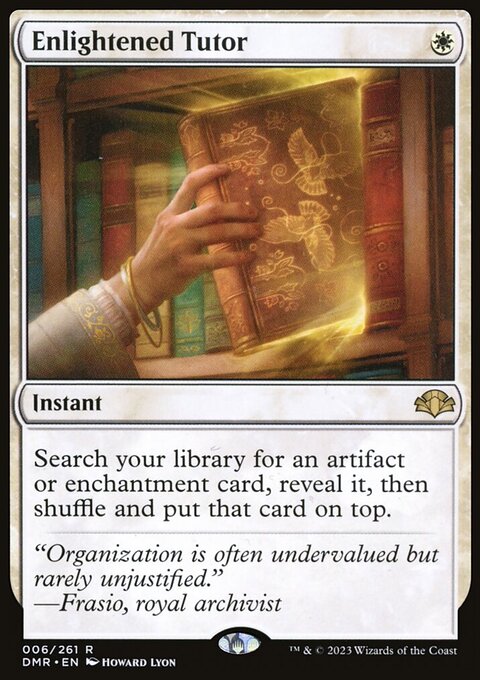 Enlightened Tutor, Dominaria Remastered #6, Magic: The Gathering card