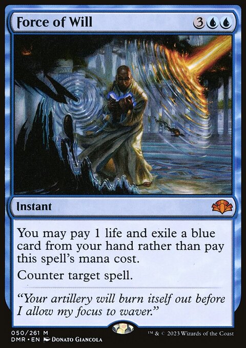 Force of Will, Dominaria Remastered #50, Magic: The Gathering card