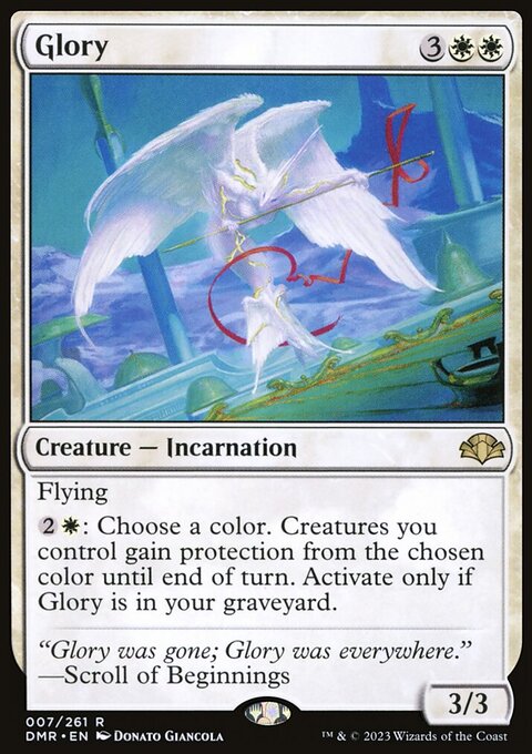 Glory, Dominaria Remastered #7, Magic: The Gathering card