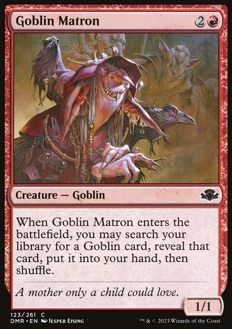 Goblin Matron, Dominaria Remastered #123, Magic: The Gathering card