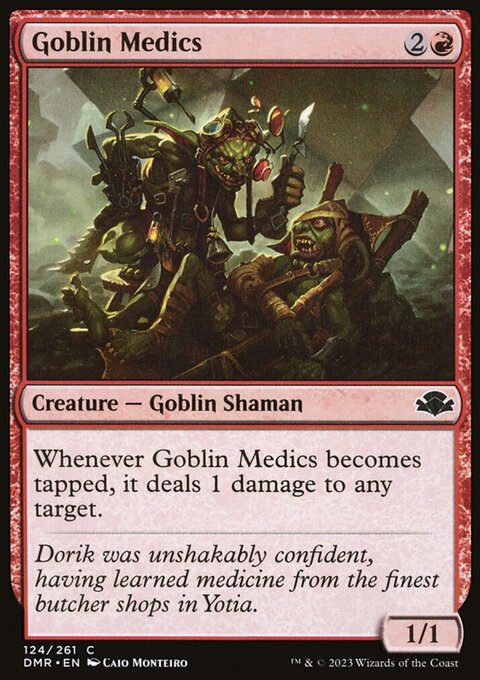 Goblin Medics, Dominaria Remastered #124, Magic: The Gathering card