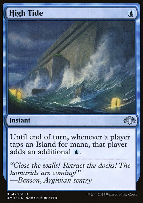High Tide, Dominaria Remastered #54, Magic: The Gathering card