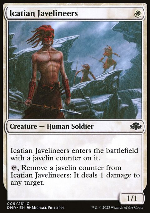 Icatian Javelineers, Dominaria Remastered #9, Magic: The Gathering card