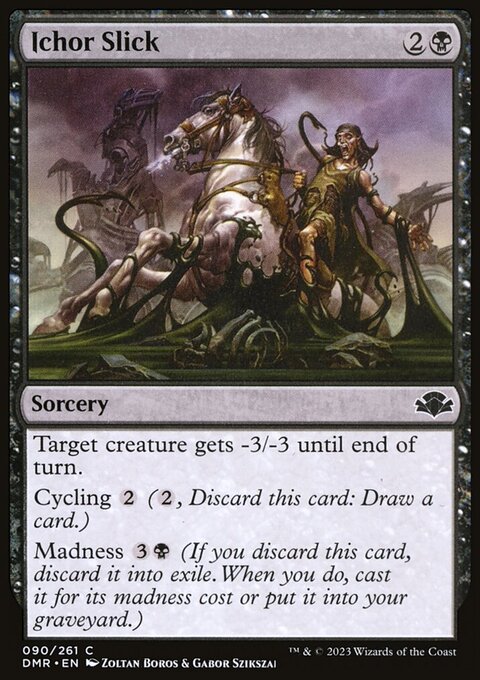 Ichor Slick, Dominaria Remastered #90, Magic: The Gathering card