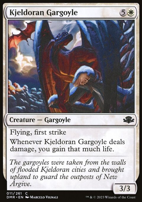 Kjeldoran Gargoyle, Dominaria Remastered #11, Magic: The Gathering card