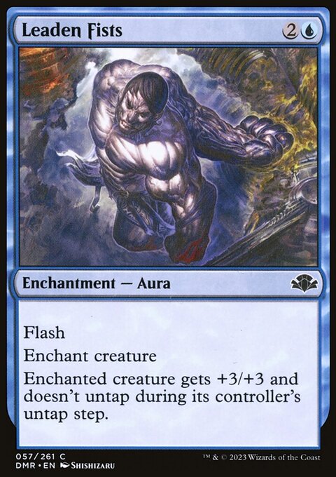 Leaden Fists, Dominaria Remastered #57, Magic: The Gathering card