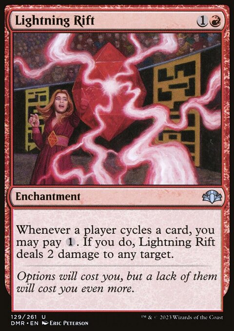 Lightning Rift, Dominaria Remastered #129, Magic: The Gathering card