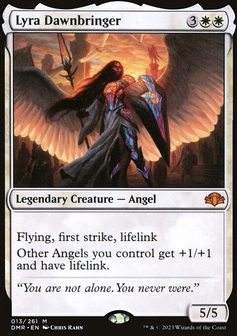 Lyra Dawnbringer, Dominaria Remastered #13, Magic: The Gathering card