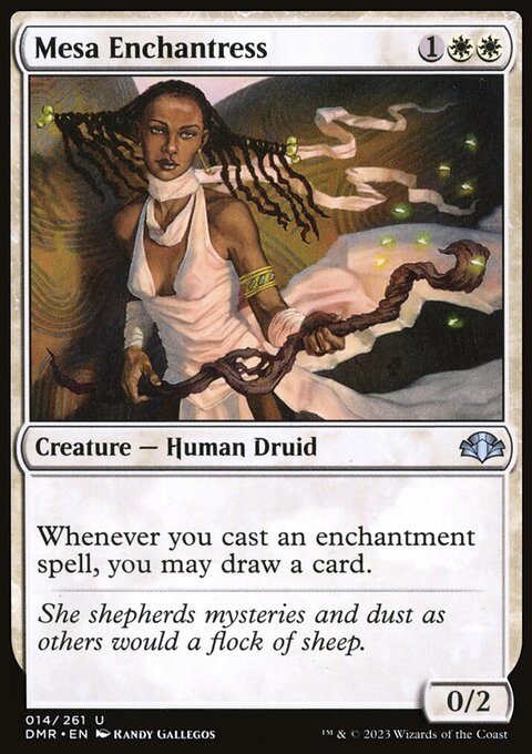 Mesa Enchantress, Dominaria Remastered #14, Magic: The Gathering card