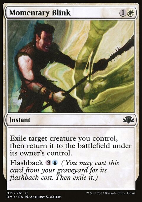Momentary Blink, Dominaria Remastered #15, Magic: The Gathering card