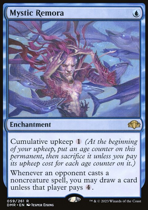 Mystic Remora, Dominaria Remastered #59, Magic: The Gathering card
