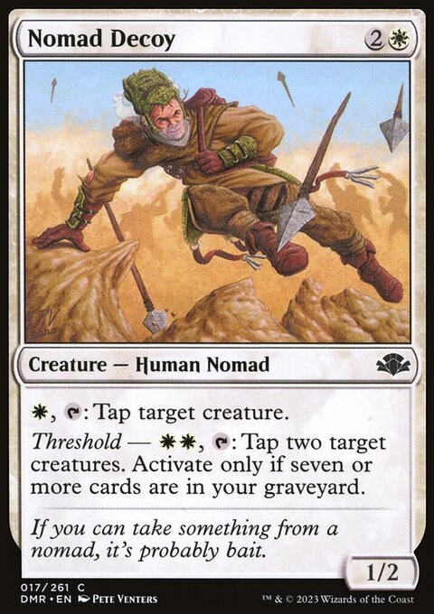 Nomad Decoy, Dominaria Remastered #17, Magic: The Gathering card