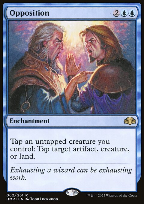 Opposition, Dominaria Remastered #62, Magic: The Gathering card