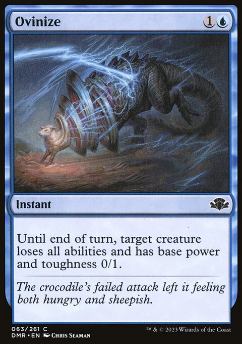 Ovinize, Dominaria Remastered #63, Magic: The Gathering card