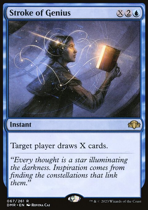 Stroke of Genius, Dominaria Remastered #67, Magic: The Gathering card