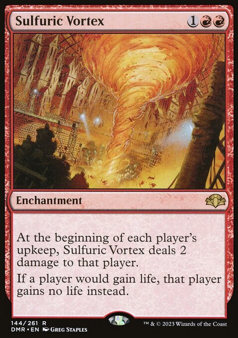 Sulfuric Vortex, Dominaria Remastered #144, Magic: The Gathering card