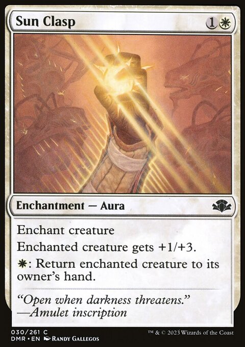 Sun Clasp, Dominaria Remastered #30, Magic: The Gathering card