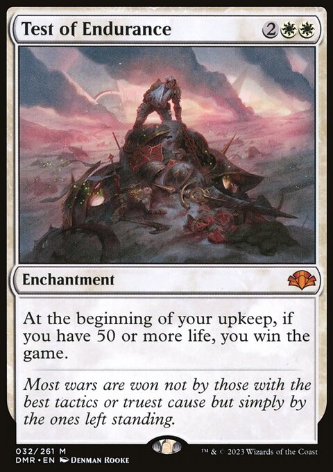 Test of Endurance, Dominaria Remastered #32, Magic: The Gathering card