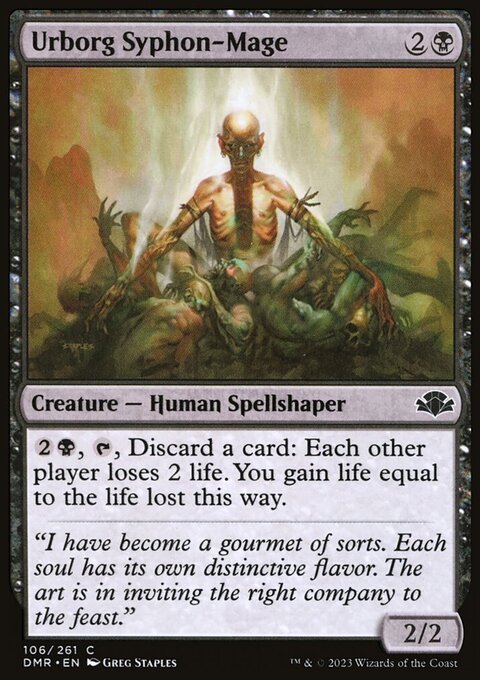 Urborg Syphon-Mage, Dominaria Remastered #106, Magic: The Gathering card