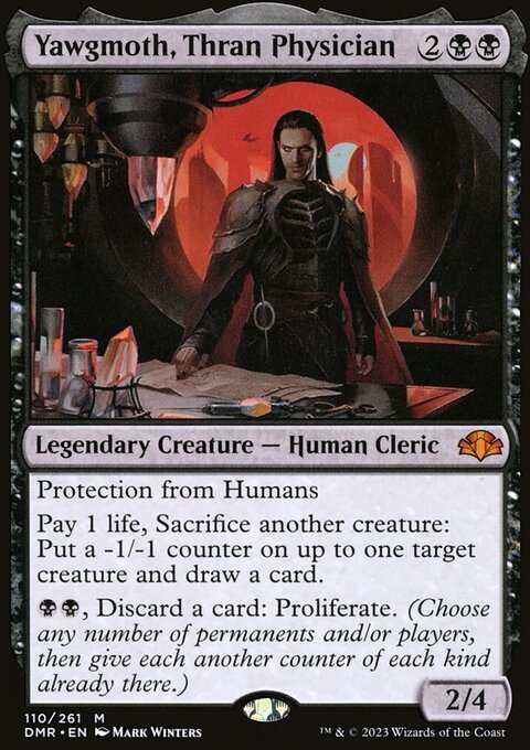 Yawgmoth, Thran Physician, Dominaria Remastered #110, Magic: The Gathering card