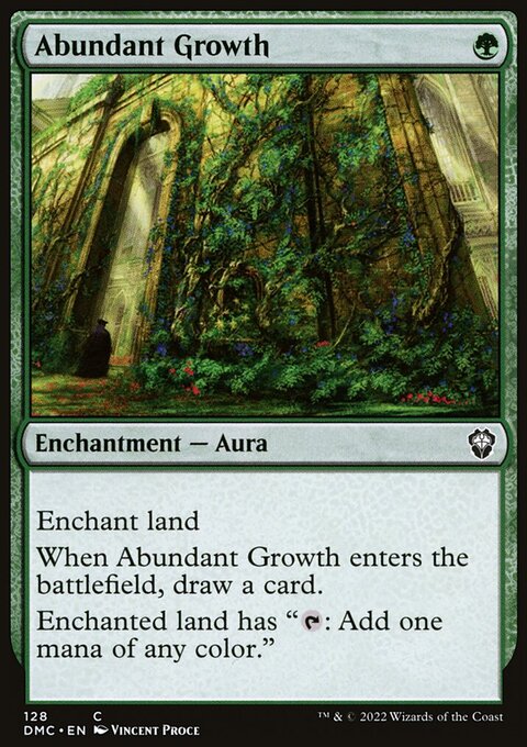 Abundant Growth, Dominaria United Commander #128, Magic: The Gathering card