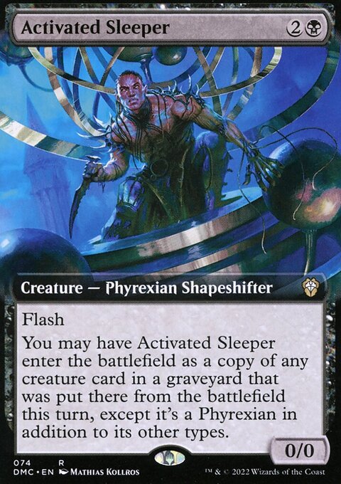 Activated Sleeper, Dominaria United Commander #74, Magic: The Gathering card