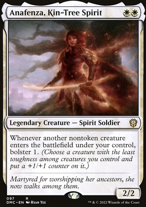 Anafenza, Kin-Tree Spirit, Dominaria United Commander #97, Magic: The Gathering card
