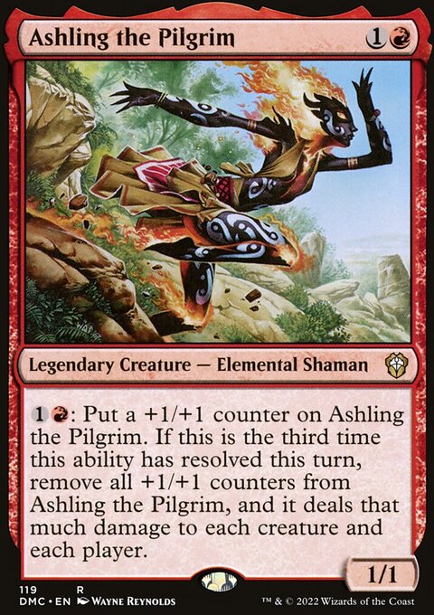 Ashling the Pilgrim, Dominaria United Commander #119, Magic: The Gathering card