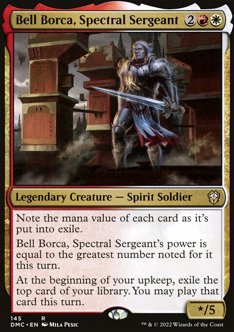 Bell Borca, Spectral Sergeant, Dominaria United Commander #145, Magic: The Gathering card