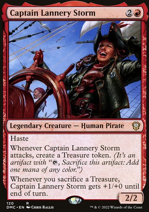 Captain Lannery Storm, Dominaria United Commander #120, Magic: The Gathering card