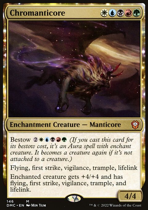 Chromanticore, Dominaria United Commander #146, Magic: The Gathering card