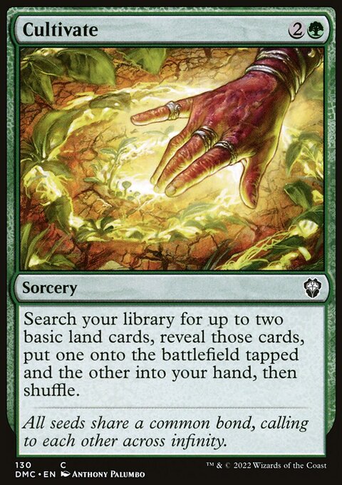 Cultivate, Dominaria United Commander #130, Magic: The Gathering card