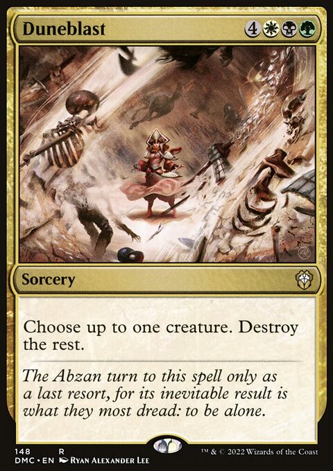 Duneblast, Dominaria United Commander #148, Magic: The Gathering card