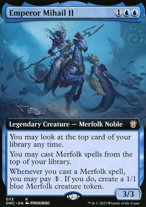 Emperor Mihail II, Dominaria United Commander #73, Magic: The Gathering card