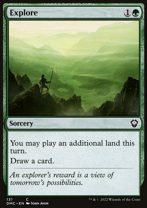Explore, Dominaria United Commander #131, Magic: The Gathering card
