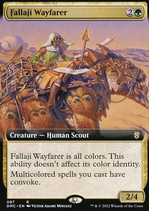 Fallaji Wayfarer, Dominaria United Commander #87, Magic: The Gathering card
