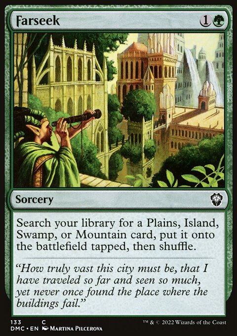 Farseek, Dominaria United Commander #133, Magic: The Gathering card