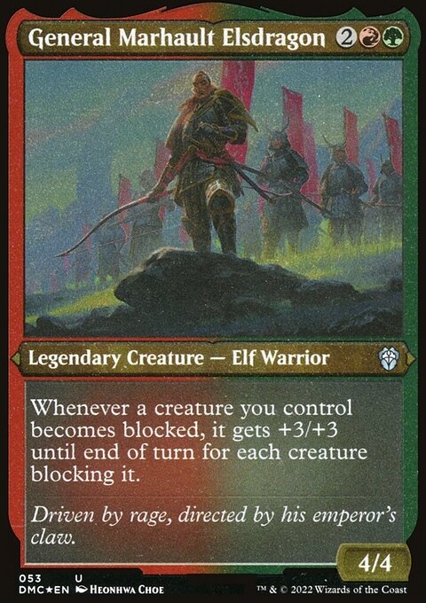 General Marhault Elsdragon, Dominaria United Commander #53, Magic: The Gathering card