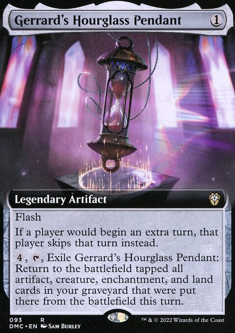 Gerrard's Hourglass Pendant, Dominaria United Commander #93, Magic: The Gathering card