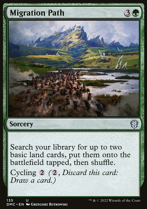 Migration Path, Dominaria United Commander #135, Magic: The Gathering card